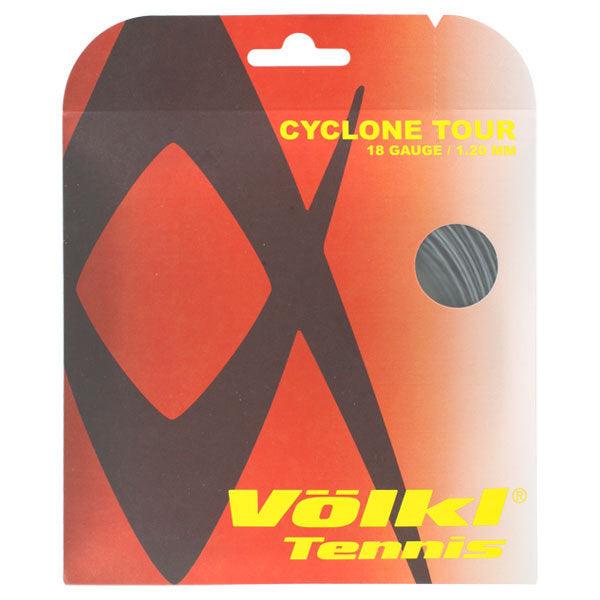 Cyclone Tour 18G Tennis String Anthracite - High Performance Polyester Tennis Racket Strings for Spin & Control - Perfect for Competitive Players & Tournament Play