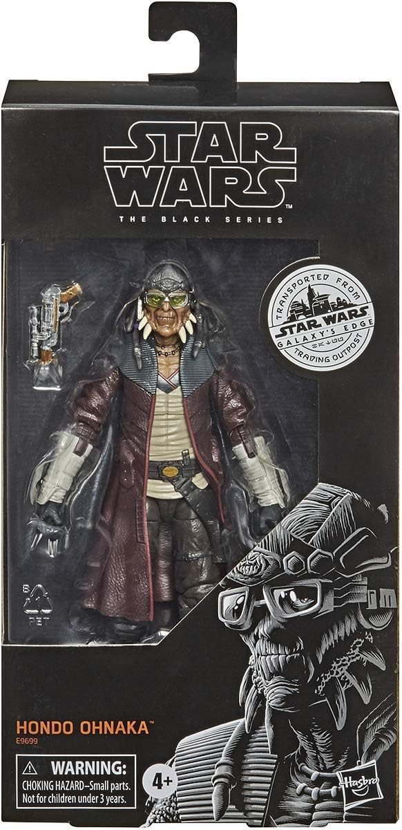 Star Wars Galaxy's Edge Hondo Ohnaka Action Figure - Collectible Disney Parks Exclusive (Box Damage) - Perfect for Star Wars Fans & Collectors, Display for Home or Office Decor