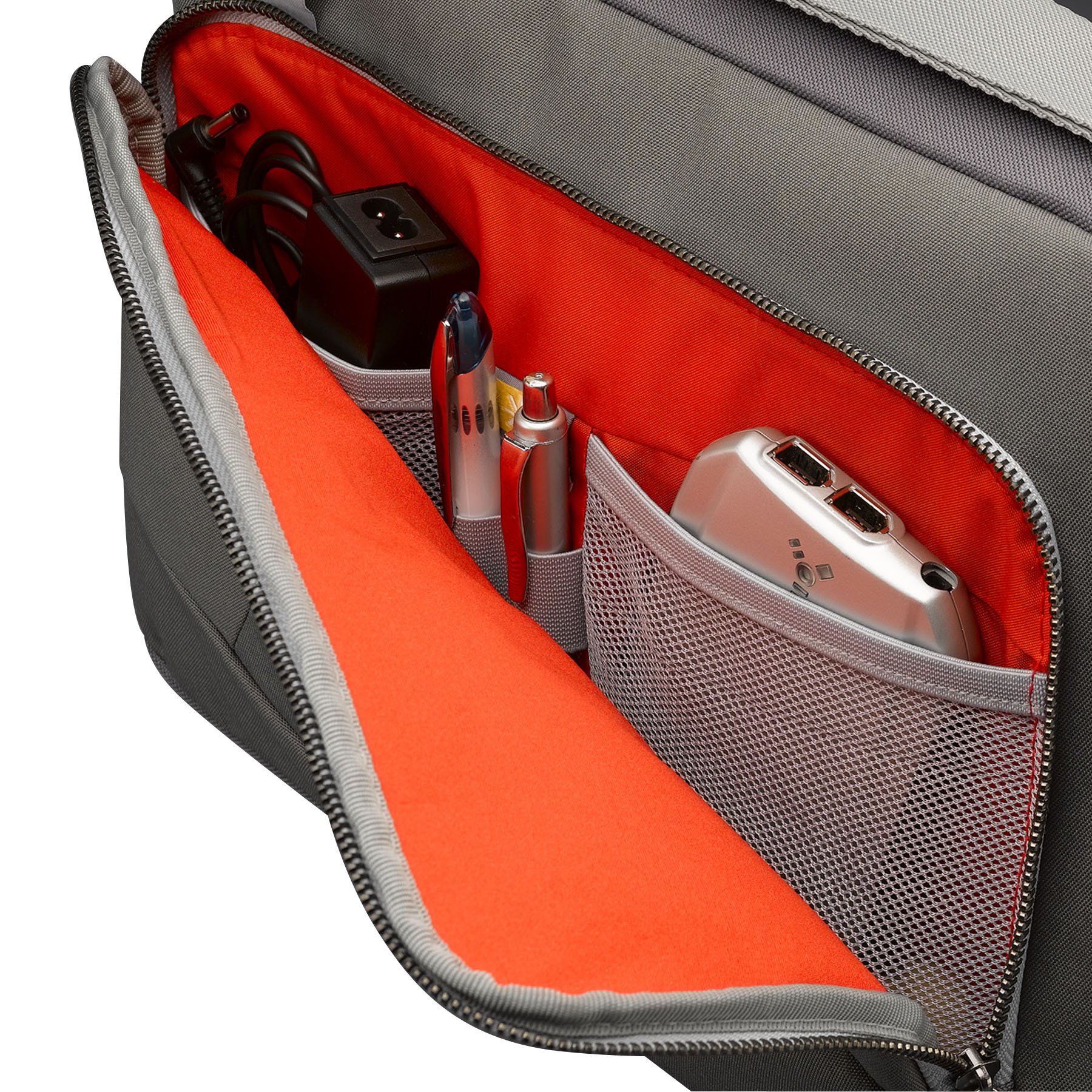 Case Logic ULA-112 12-Inch Laptop Briefcase for PC & 13-Inch MacBook - Durable Gray Business Attache Case - Perfect for Office, Travel & Commuting