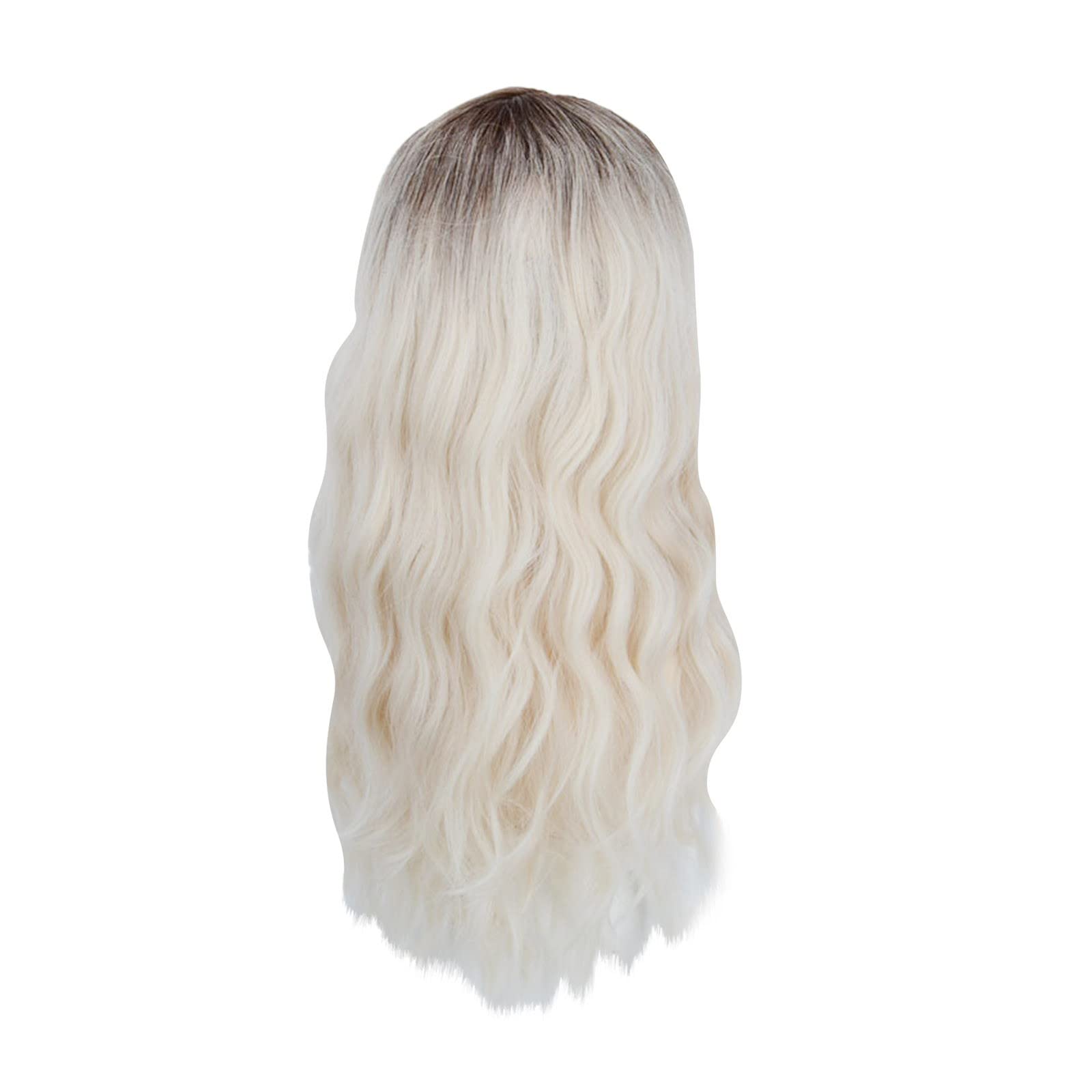 Dark Hair Dry Shampoo for Bangs & Wigs - Blonde to Brown Gradient for Long Curly Hair (Beige, One Size) | Perfect for Quick Hair Refresh & Volume Boost