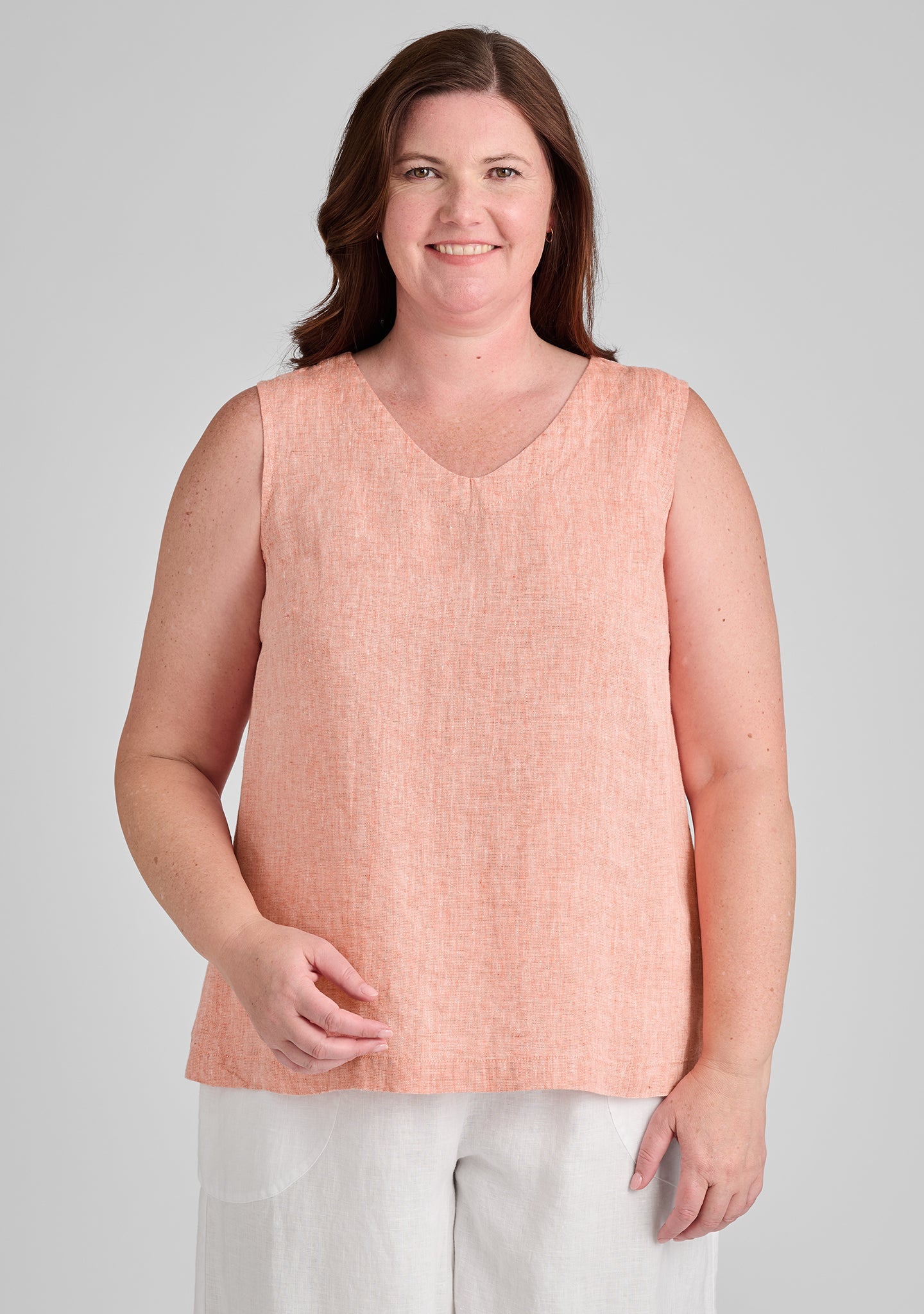 Gem Tank Top - Soft & Breathable Linen Tank Top for Women | Summer Casual Wear, Beach Outfits, Layering Essentials