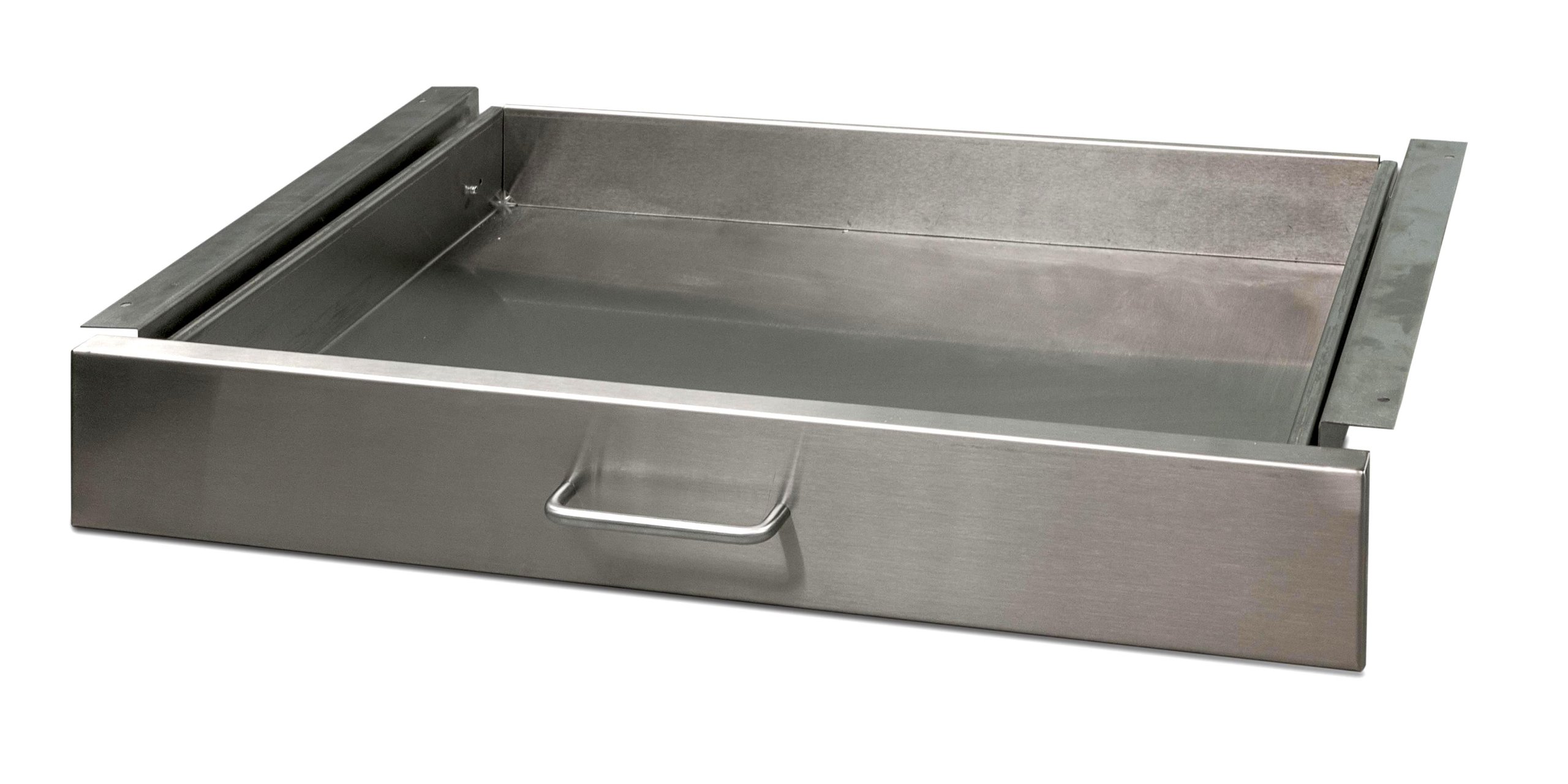 Stainless Steel Kitchen Cart with Drawer - 27 Inch Rolling Island for Small Spaces, Compact Storage & Mobile Prep Station - Perfect for Apartments, Dorms & Small Kitchens