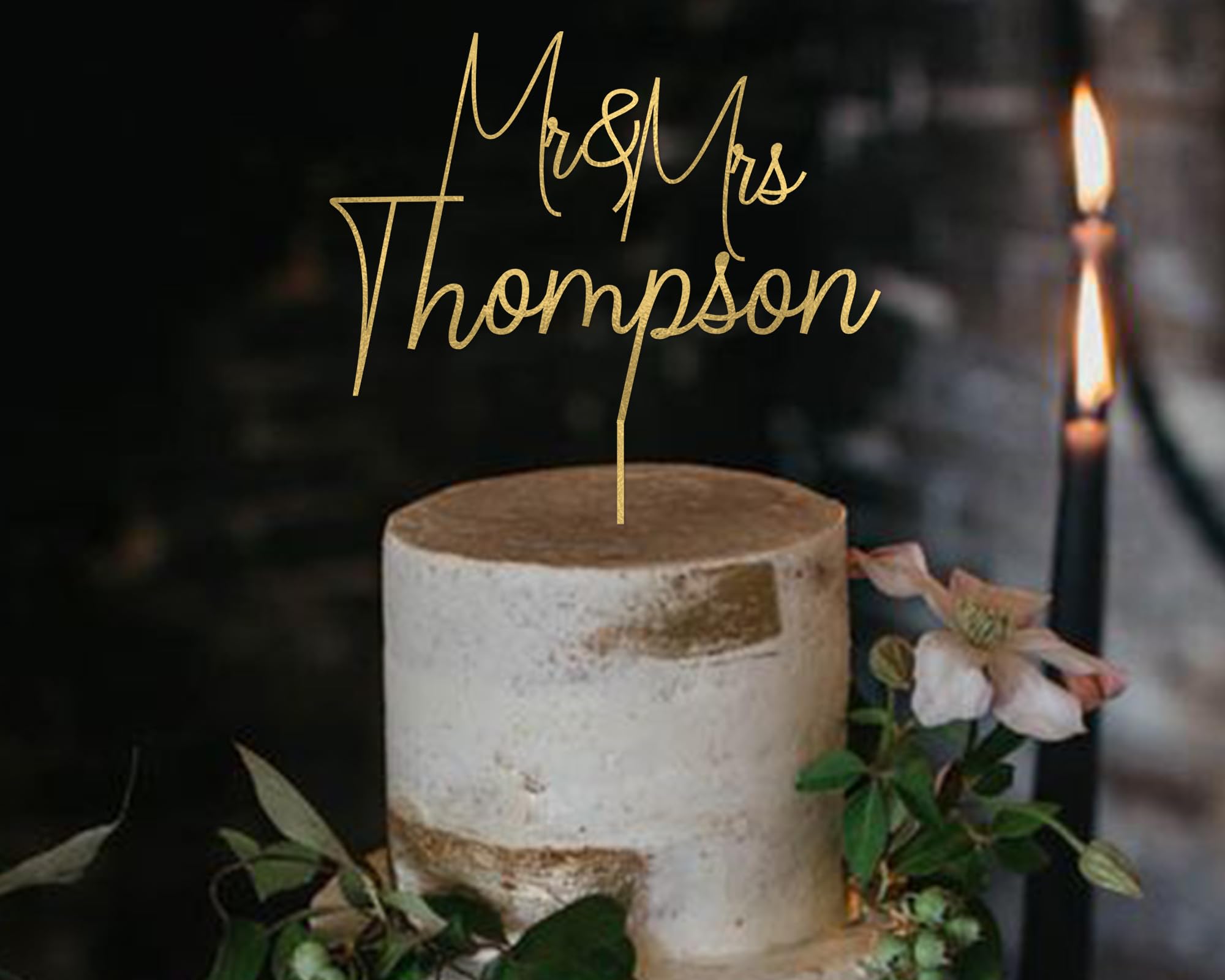 Custom Wedding Cake Toppers - Personalized Bride and Groom Cake Topper for Weddings & Anniversaries | Perfect for Wedding Cakes, Anniversary Celebrations, and Romantic Couple Gifts