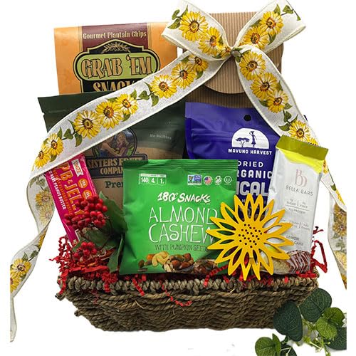 Gluten Free Gift Basket - Delicious Assortment of Healthy Snacks & Treats - Perfect for Holidays, Birthdays & Care Packages