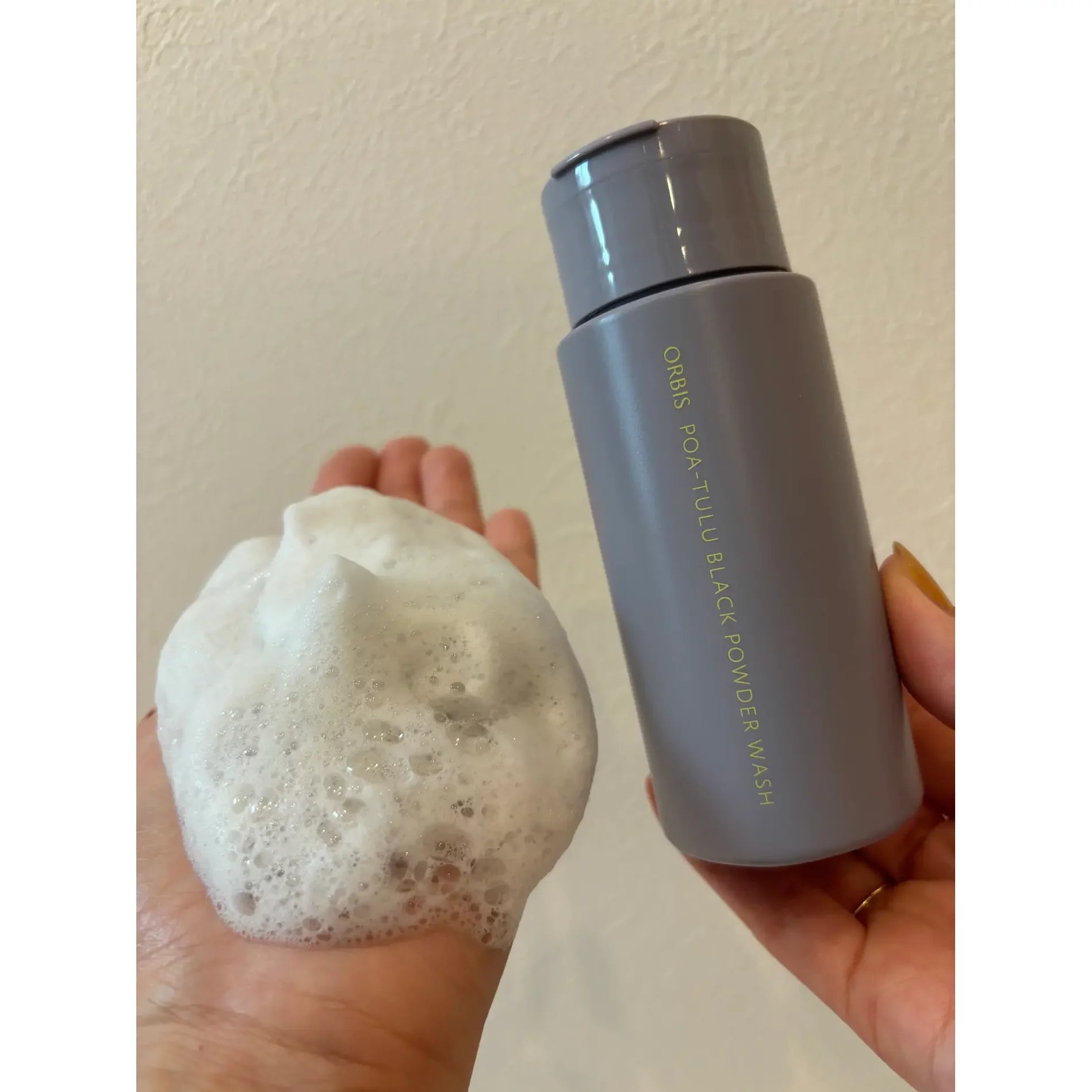 Orbis POA TULU Foaming Black Powder Face Wash 50g - Deep Cleansing for Blackheads & Pores | Perfect for Oily & Acne-Prone Skin | Daily Skincare Routine