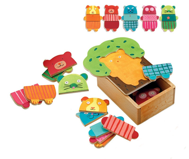 Wooden Game Tree Cuddly Toy - Handmade Eco-Friendly Wooden Baby Toy for Sensory Play, Teething & Early Learning - Perfect for Nursery, Playtime & Gift Giving
