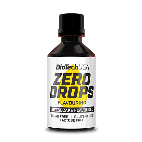 BioTech USA Zero Drops 50ml - Sugar-Free Flavor Enhancer for Coffee, Tea & Baking | Zero Calorie Sweetener Drops for Keto & Diabetic Diet | Perfect for Home, Office & Gym Use