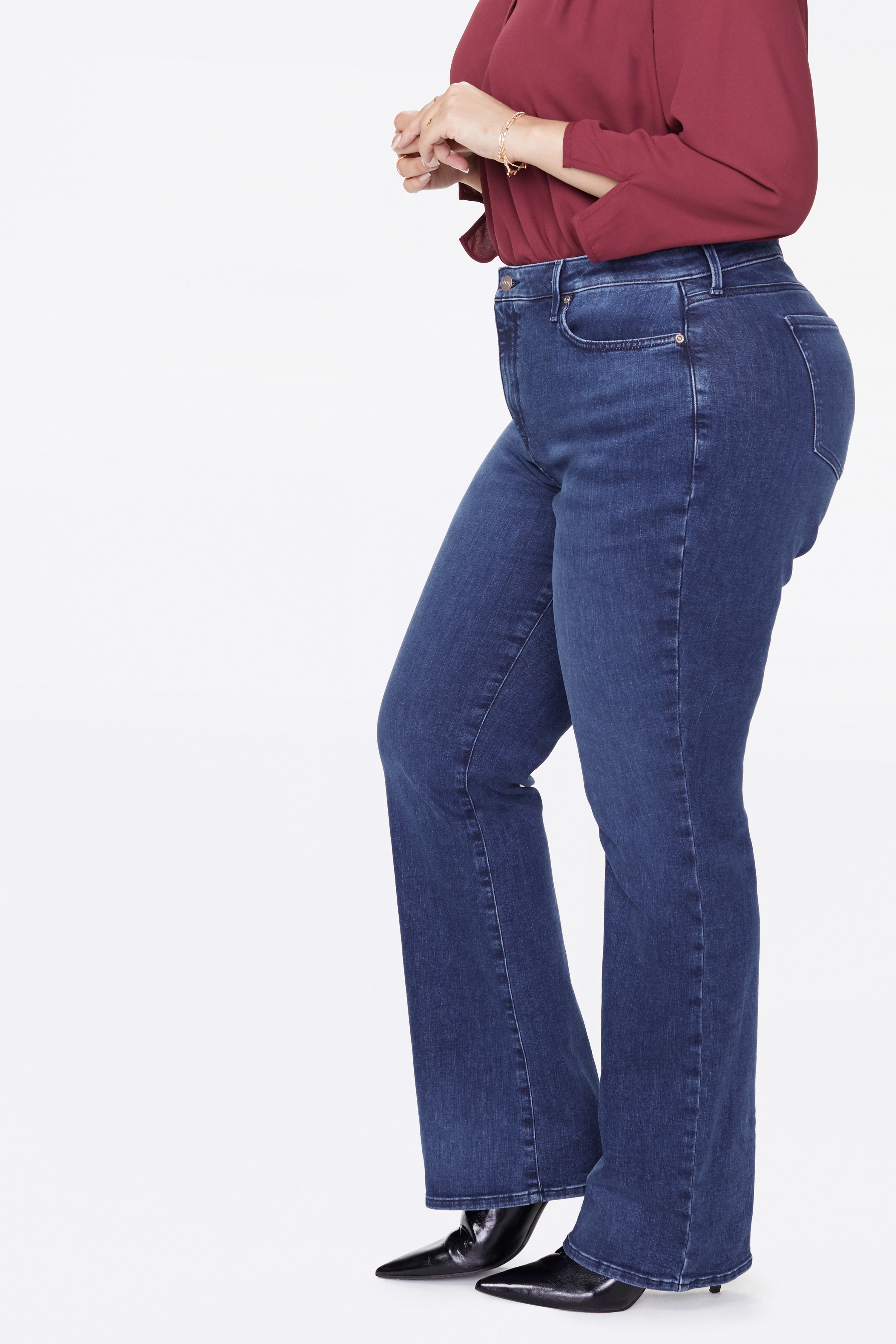 Barbara Bootcut Jeans for Women - Plus Size Stretch Denim Pants with Comfortable Fit (Sizes 14-24) - Perfect for Casual Wear, Office & Everyday Outfits