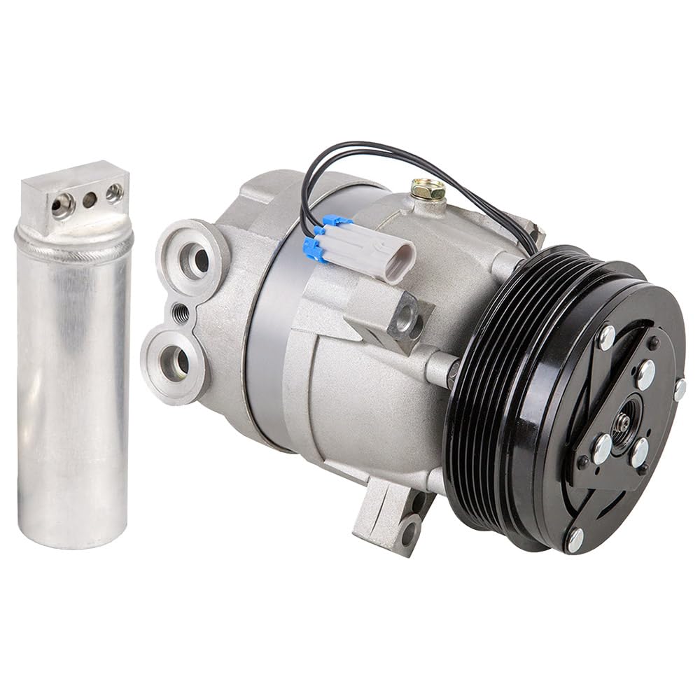 New AC Compressor with A/C Drier for Cadillac Catera 1997-2001 Models | BuyAutoParts 60-86107R2 | Perfect for Summer Cooling & Auto AC Repair