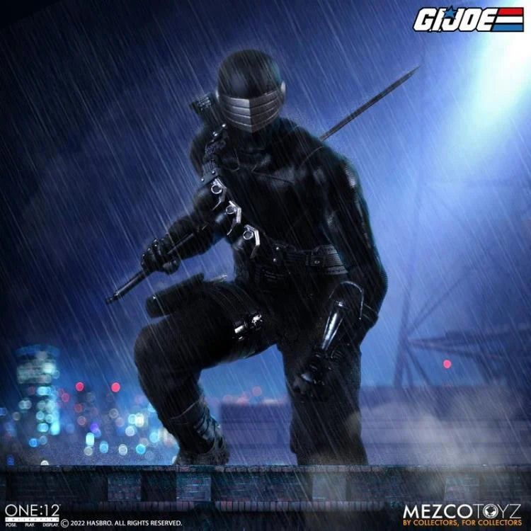 G.I. Joe One:12 Collective Deluxe Snake Eyes Action Figure - Highly Articulated Collectible Toy for Display & Play - Perfect for Fans, Collectors & Gift Giving