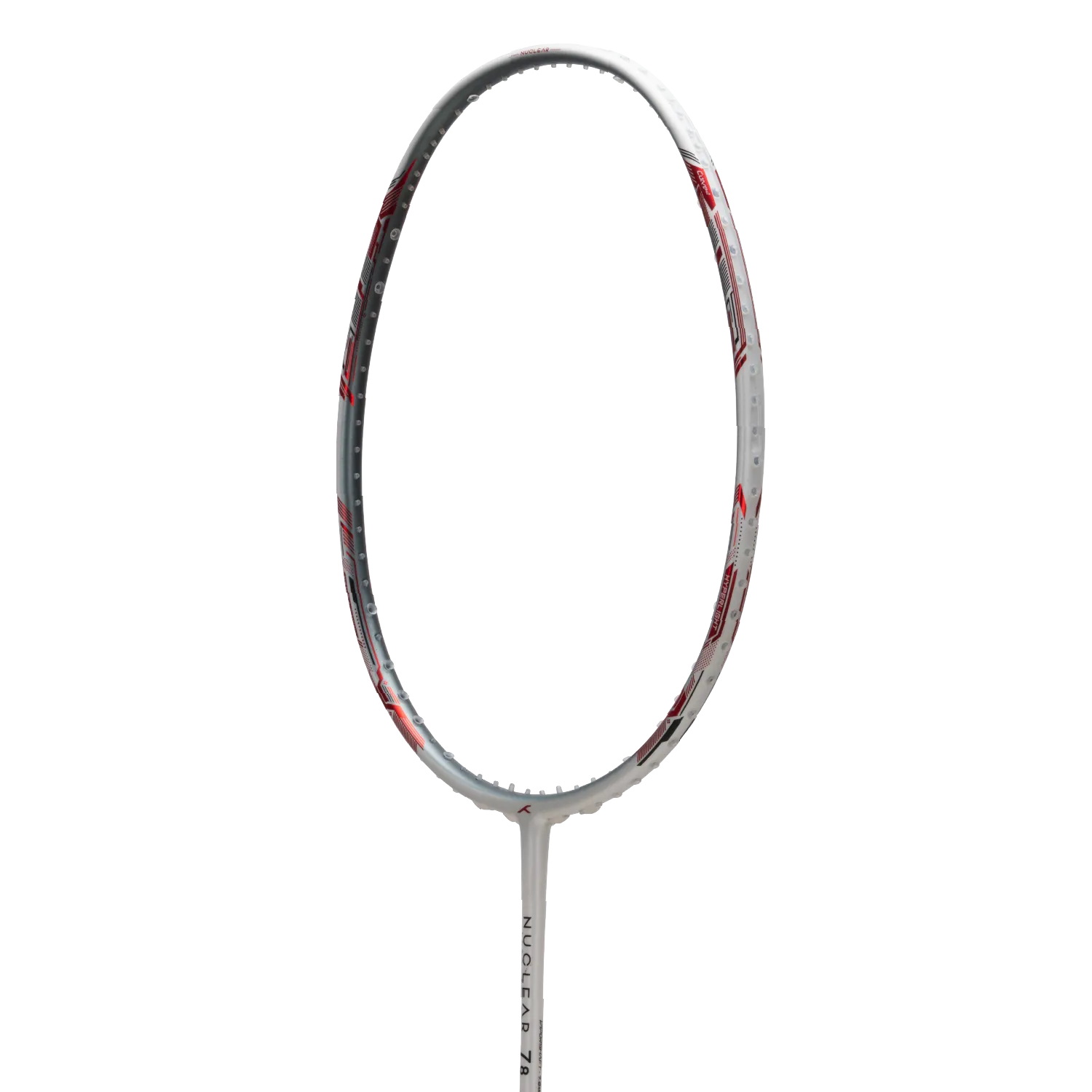 HNDRD Nuclear 78 Badminton Racket - Pre-Strung Carbon Fiber Shuttlecock Racket for Professional & Recreational Play - Perfect for Tournaments, Training & Backyard Games