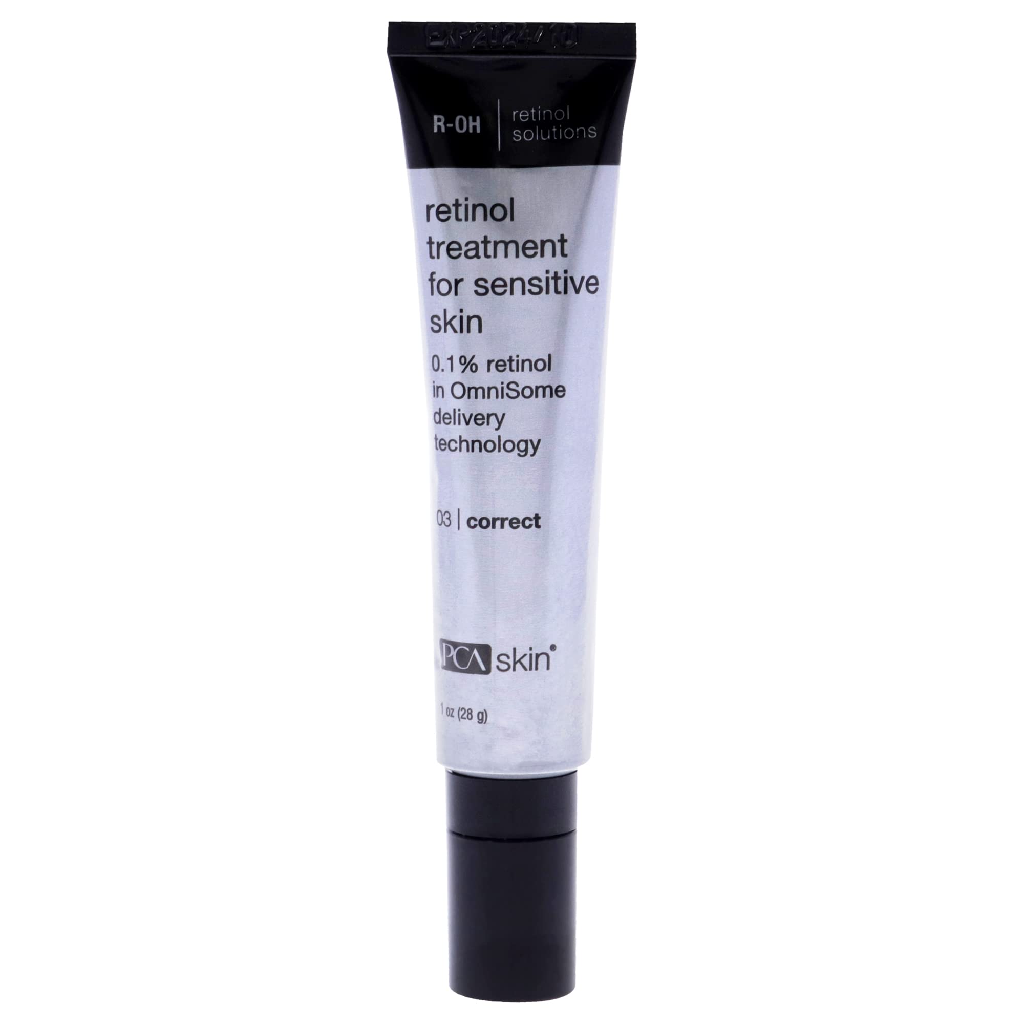 PCA SKIN Retinol Treatment for Sensitive Skin - Anti-Aging Cream for Fine Lines & Wrinkles, 1 fl oz | Gentle Night Serum for Dry & Mature Skin | Perfect for Evening Skincare Routine