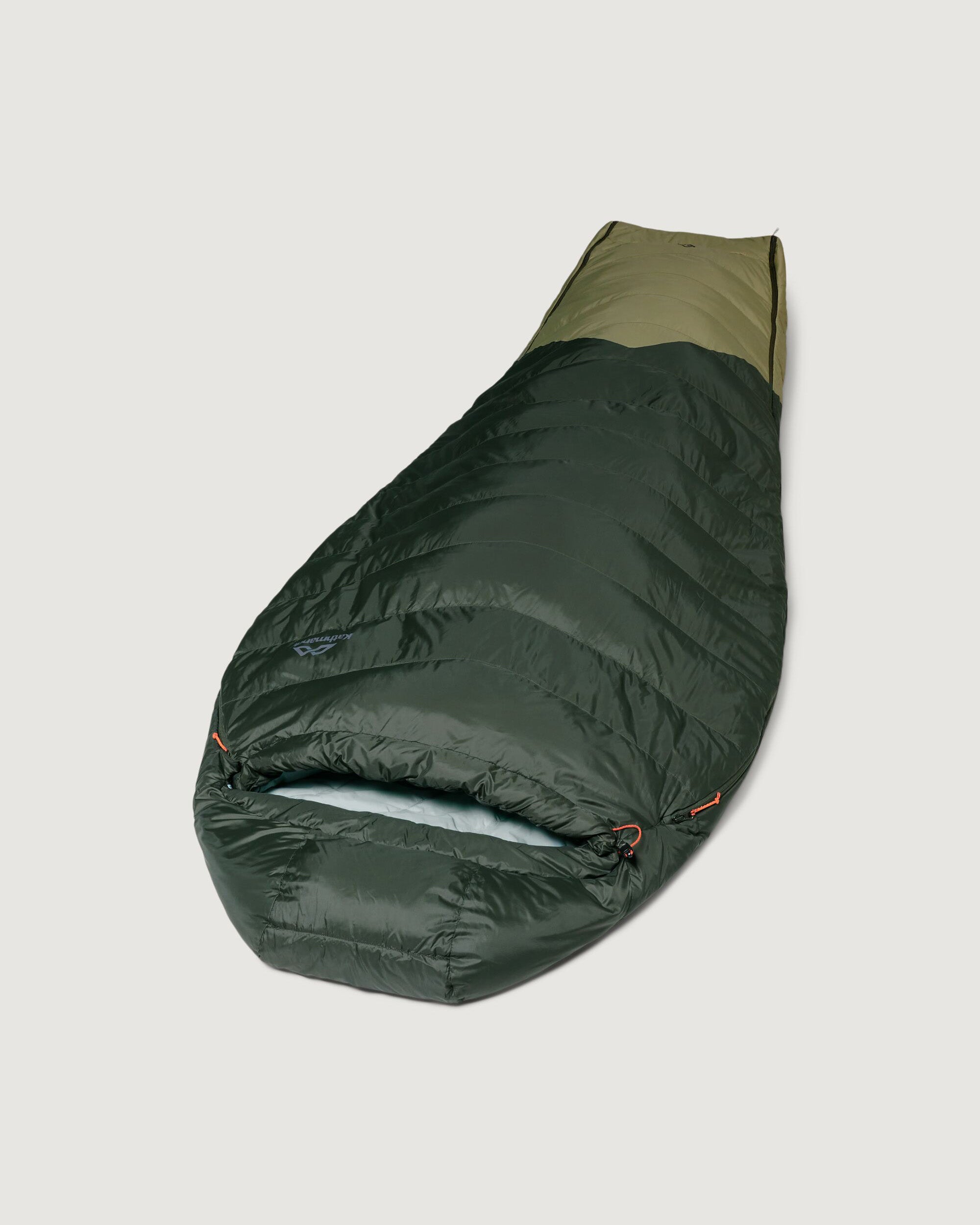 Vurso 6°C Sleeping Bag - Lightweight & Compact for Camping, Hiking, Backpacking - Dark Moss/Beech Color - Perfect for Outdoor Adventures