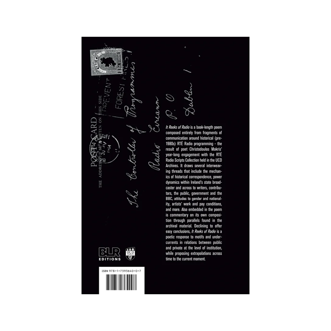 It Reeks of Radio by Christodoulos Makris - Poetry Book for Contemporary Literature Lovers | Perfect for Reading, Book Clubs & Literary Gifts
