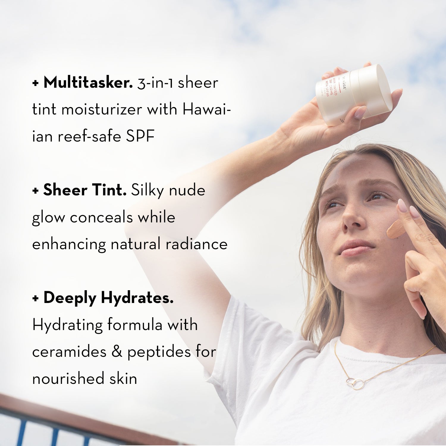 Roux Tinted Day Cream with SPF 30 - Lightweight Moisturizer & Sun Protection for Daily Use | Perfect for Work, Outdoor Activities & Everyday Skincare Routine