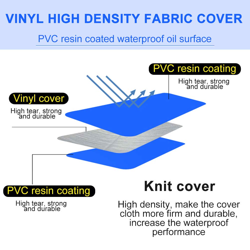 OCPTY Soft Folding Tonneau Cover for 2014-2021 Toyota Tundra 5.5ft Bed | Waterproof Truck Bed Cover | Quad Fold Design | Easy Installation | Perfect for Camping, Hauling & Outdoor Adventures