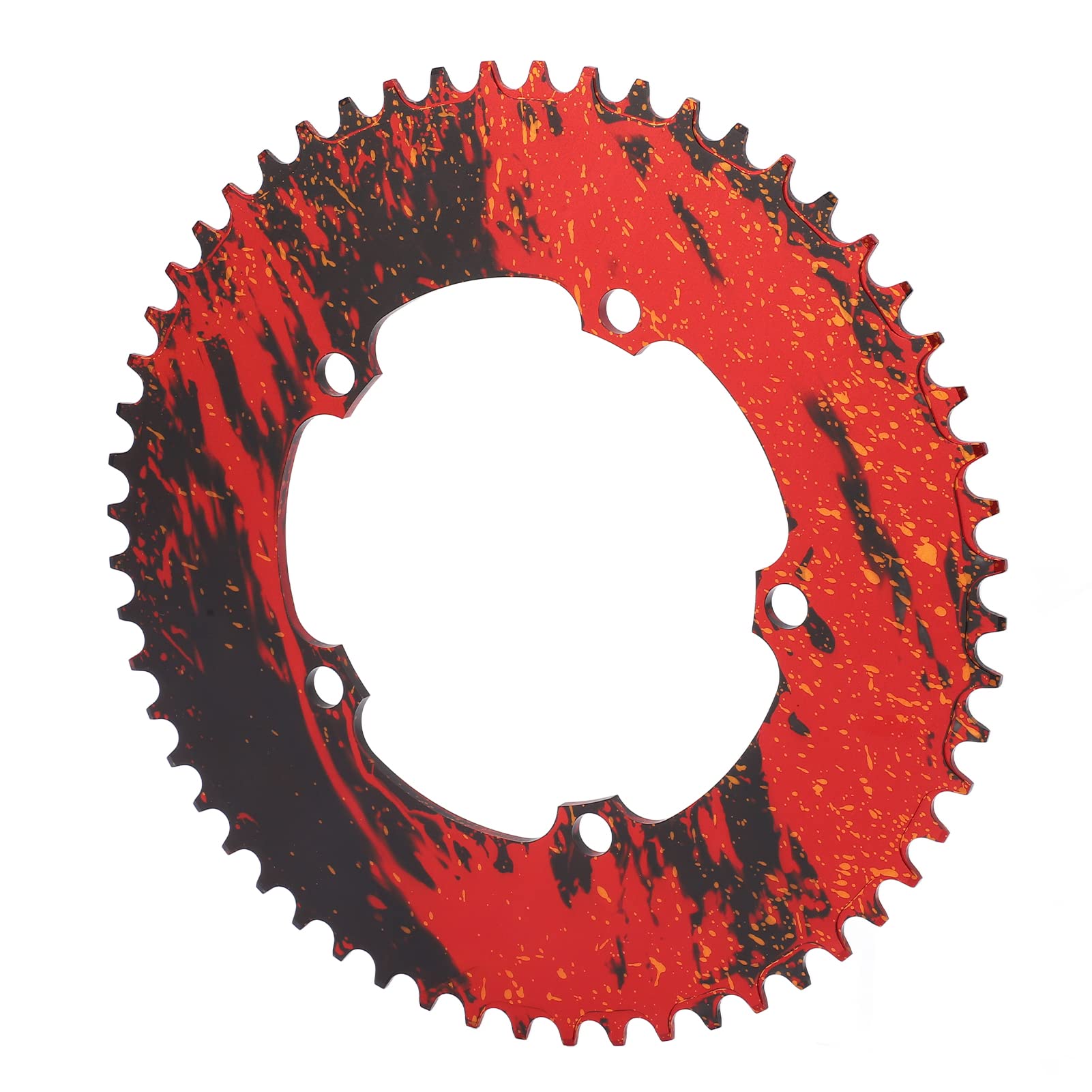 56T Chainring BCD130 - Anti-Drop Road Bike Chainring with Positive/Negative Teeth for Enhanced Performance - Perfect for Road Cycling & Racing
