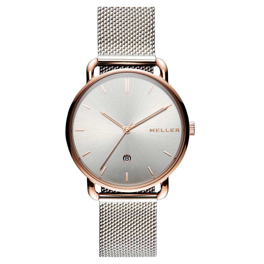 MELLER - Denka 34 Unisex Watch - Waterproof Stainless Steel Analog Wristwatch for Men & Women - Perfect for Casual, Business & Outdoor Activities