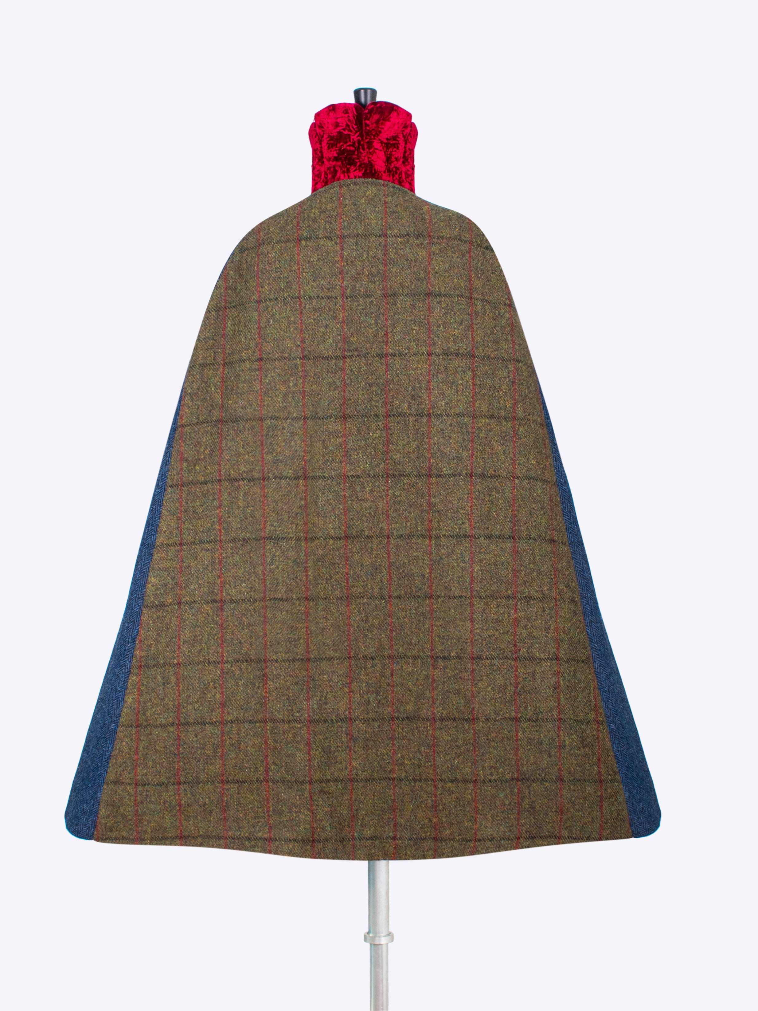 Elegant Scallop Collar Cape for Women - Green, Navy & Red Colors | Perfect for Weddings, Parties & Formal Events