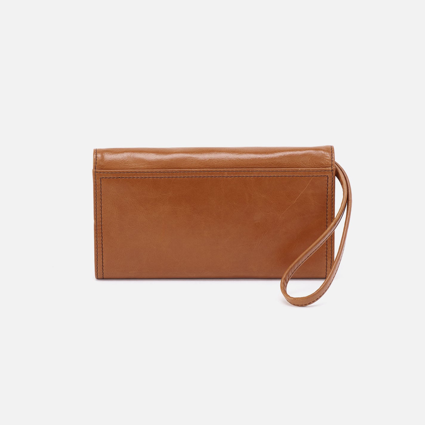 Romy Wallet Crossbody Bag in Polished Leather - Truffle Brown | Stylish & Compact for Everyday Use, Travel, and Shopping