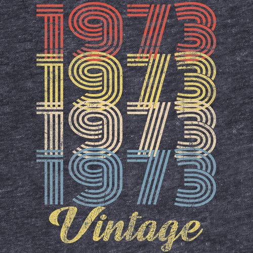 1973 Vintage Retro 52nd Birthday Gift for Men - Funny 52 Years Old T-Shirt - Perfect for Birthday Parties & Milestone Celebrations