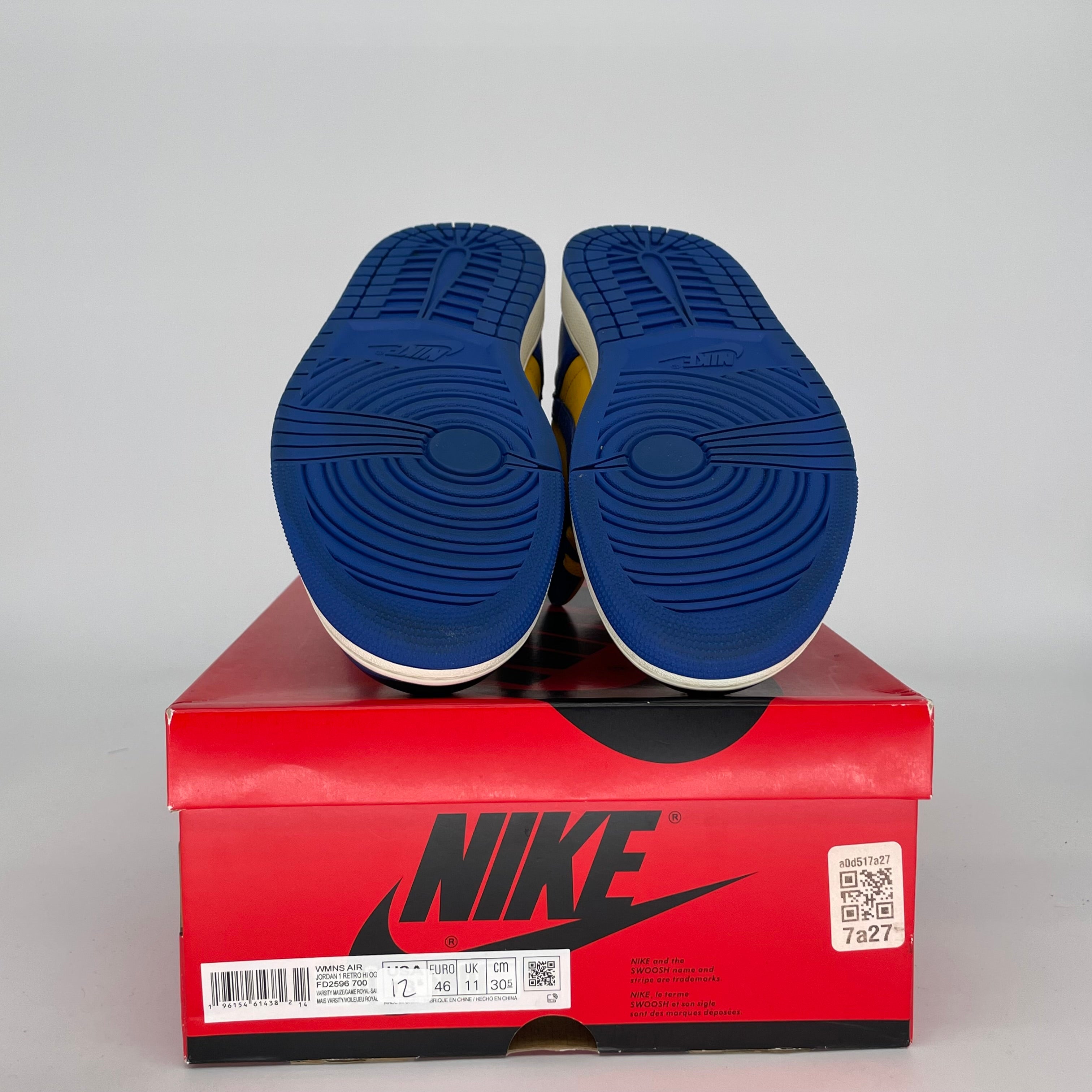 AIR JORDAN 1 REVERSE LANEY W Basketball Shoes - Size 12/13.5W (FD2596-700) - Retro Sneakers for Men, Women & Teens - Perfect for Streetwear, Casual Wear & Basketball Games