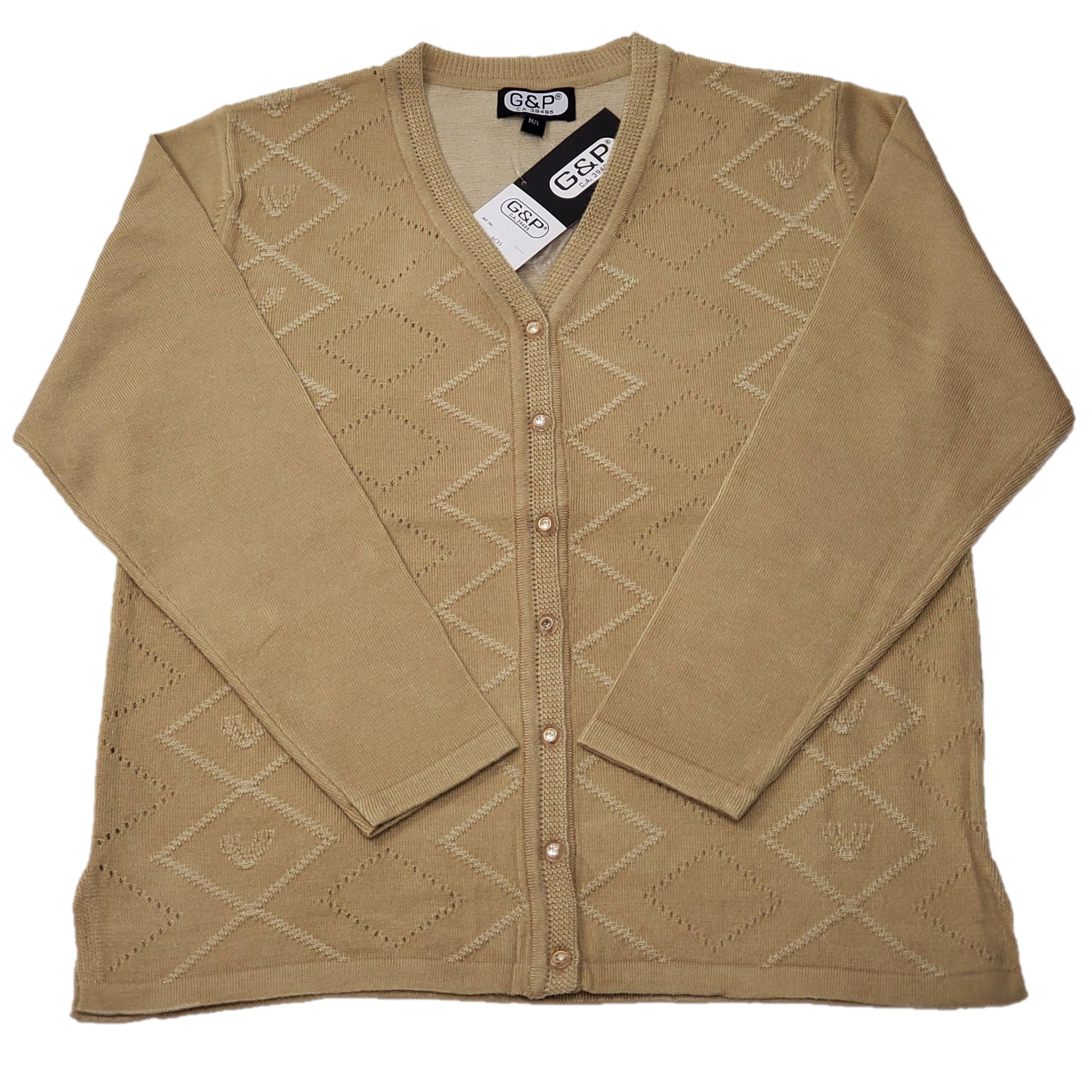 Stylish Women's Self-Design Pattern Cardigan Sweater - Cozy Knitwear for Fall, Winter & Spring - Perfect for Office, Casual Outings & Date Nights