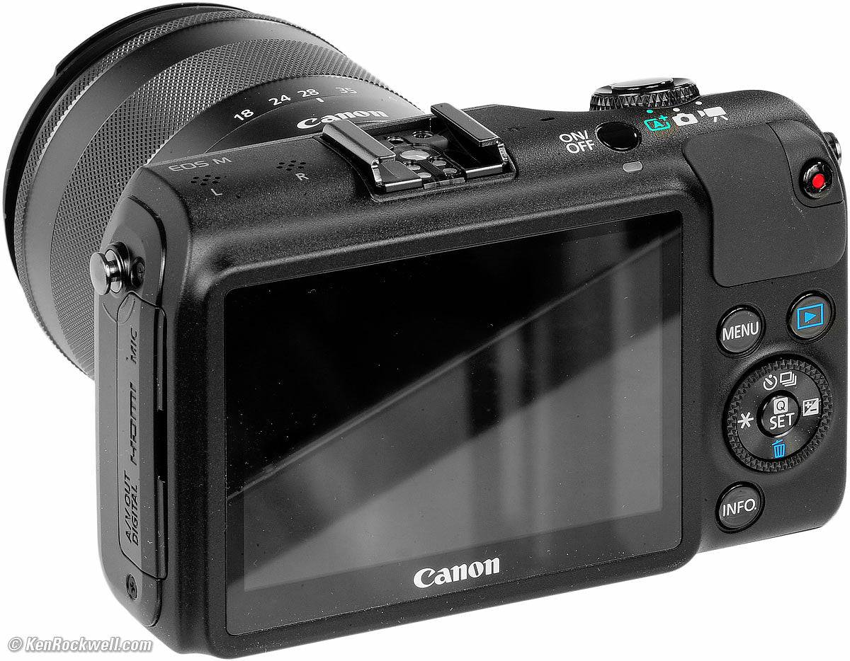 Canon EOS M Mirrorless Digital Camera with EF-M 22mm f/2 STM Lens (Black) - Perfect for Travel Photography & Vlogging
