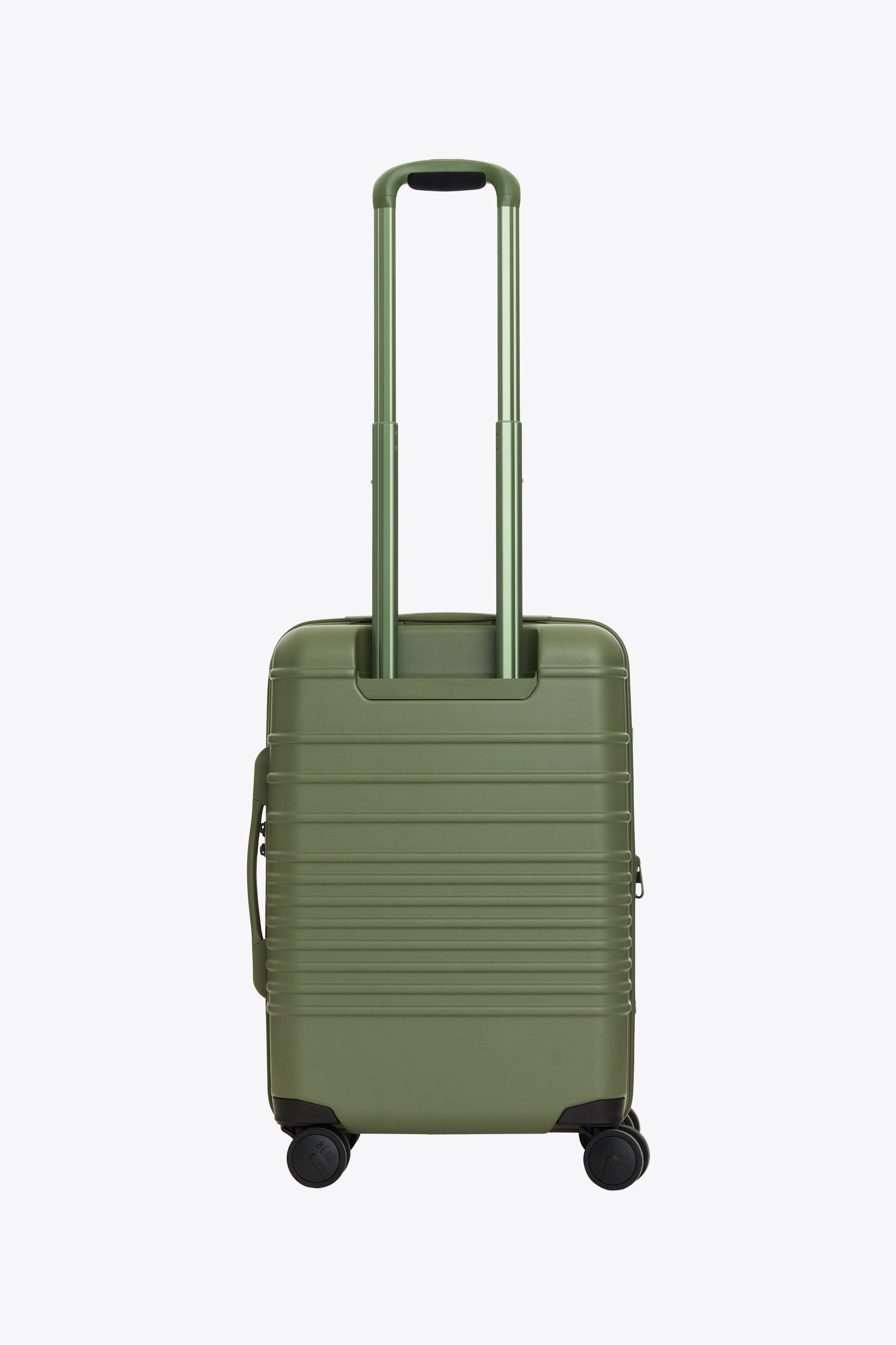Olive Carry On Roller Luggage - Lightweight & Durable Suitcase for Air Travel, Business Trips & Weekend Getaways