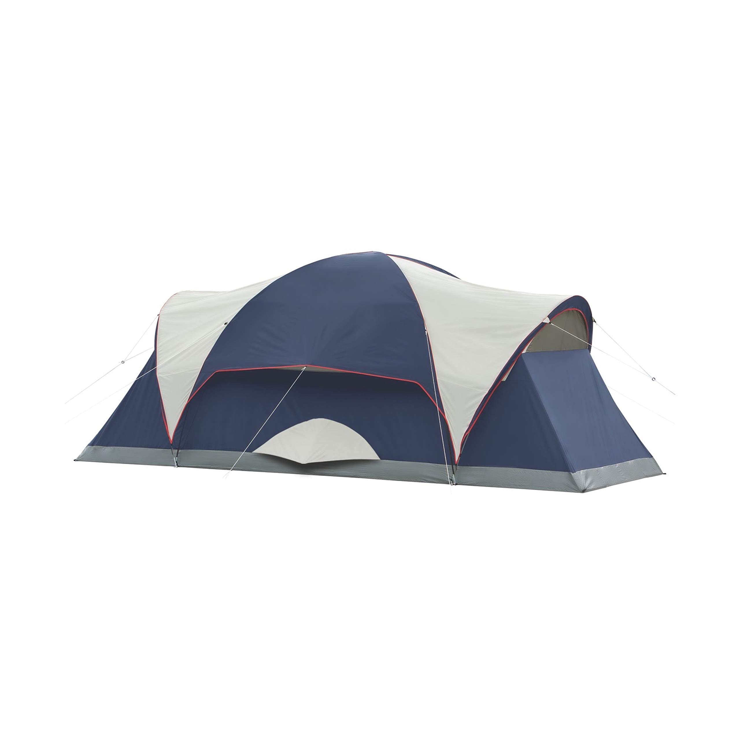 Coleman Elite Montana 8-Person Weatherproof Camping Tent with LED Lighting System (3 Settings), Rainfly & Air Vent - Perfect for Family Outdoor Adventures, Backpacking & Music Festivals