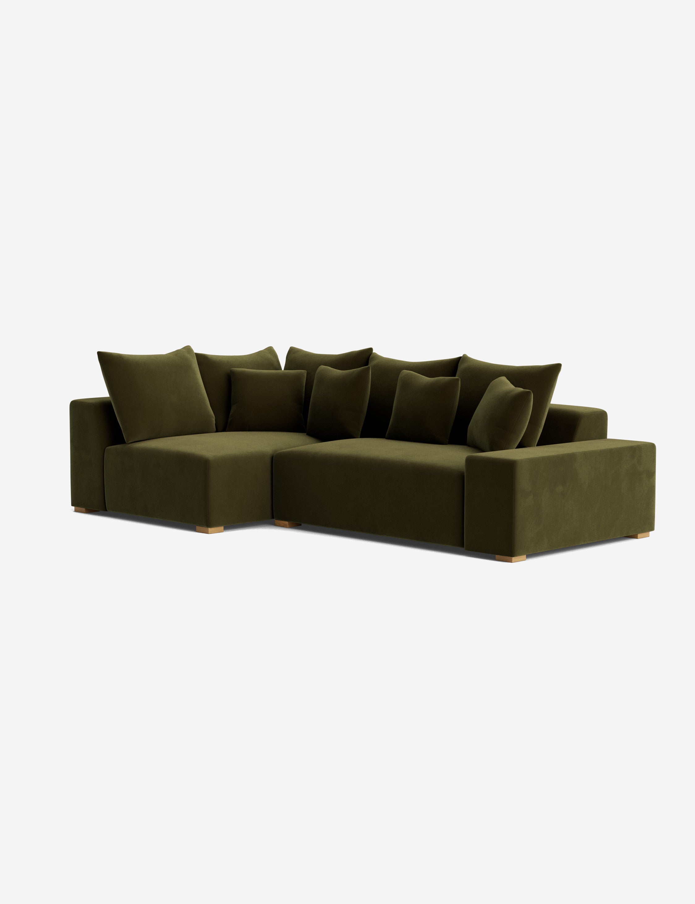 Stylish Clayton Sectional Sofa - Modern L-Shaped Couch for Living Room, Home Theater & Lounge Areas | Comfortable Fabric Upholstery & Spacious Seating