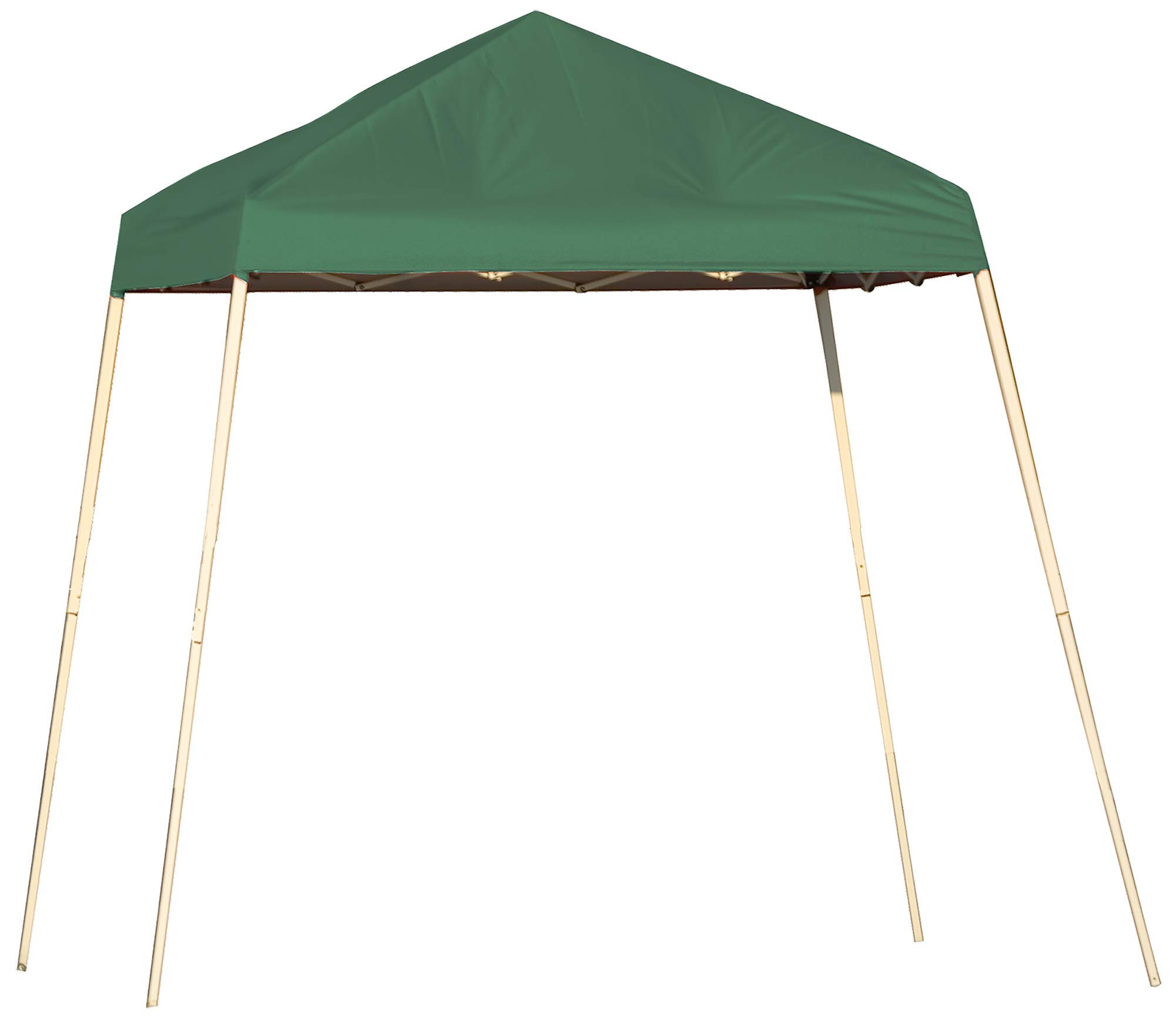 8x8 SL Pop-up Canopy Tent with Carry Bag & Green Top Cover - Perfect for Outdoor Events, Camping, Picnics, and Beach Parties