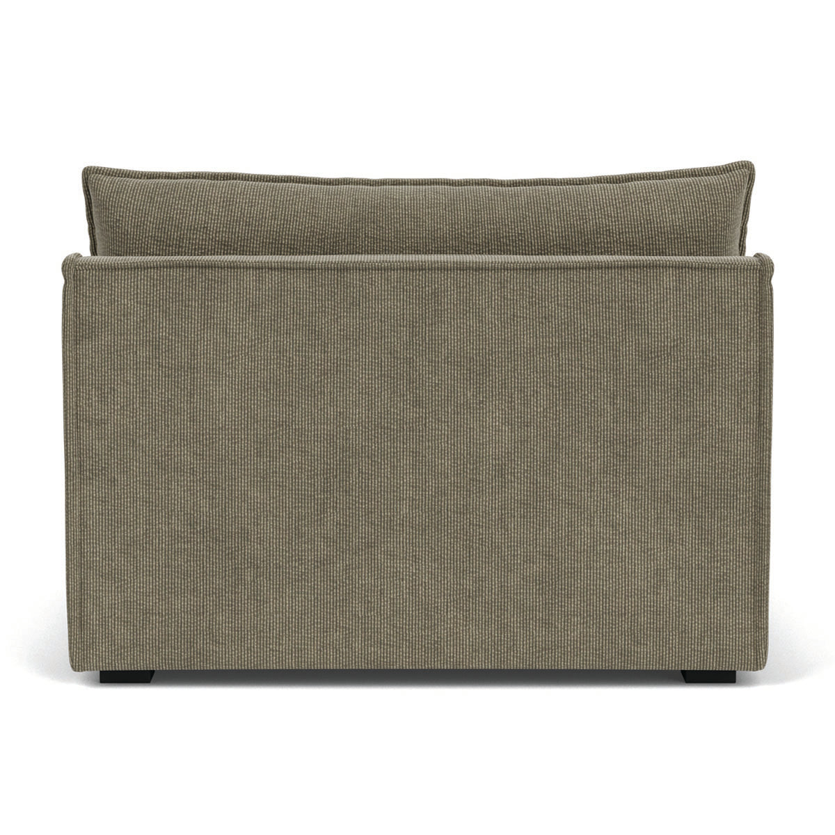 Daphne Velvet 1 Seater Modular Sofa (Armless) - Modern Living Room Furniture for Small Spaces & Apartments
