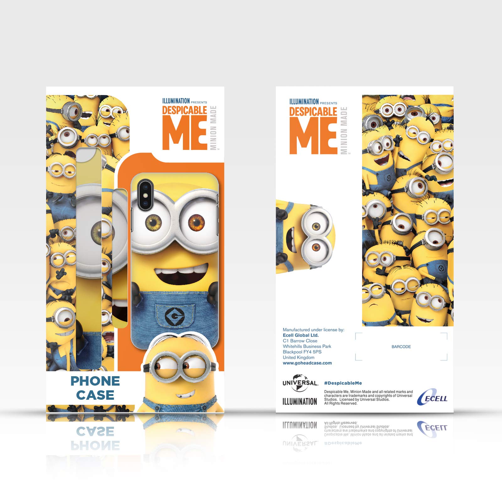 Despicable Me Minions Leather Book Wallet Case for iPhone 13 Pro - Funny Knock Sense Design | Perfect Gift for Kids & Minions Fans