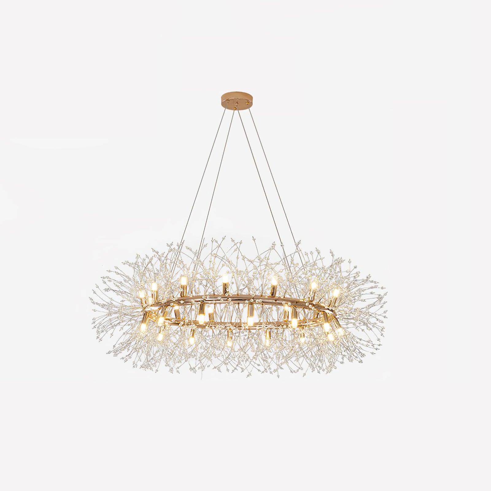 Clear Glass & Gold