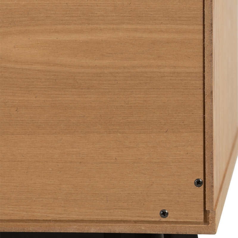 CASTOR 180cm Entertainment TV Stand with Storage - Natural, Navy Blue & Black Modern TV Console for Living Room, Bedroom & Home Theater