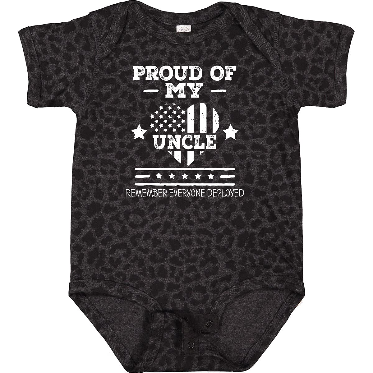 Inktastic Military Uncle Red Friday Baby Bodysuit - Patriotic Onesie for Veterans Day, Memorial Day & Military Appreciation - Soft Cotton Infant Bodysuit for Boys & Girls - Perfect for Family Gatherings & Holiday Events