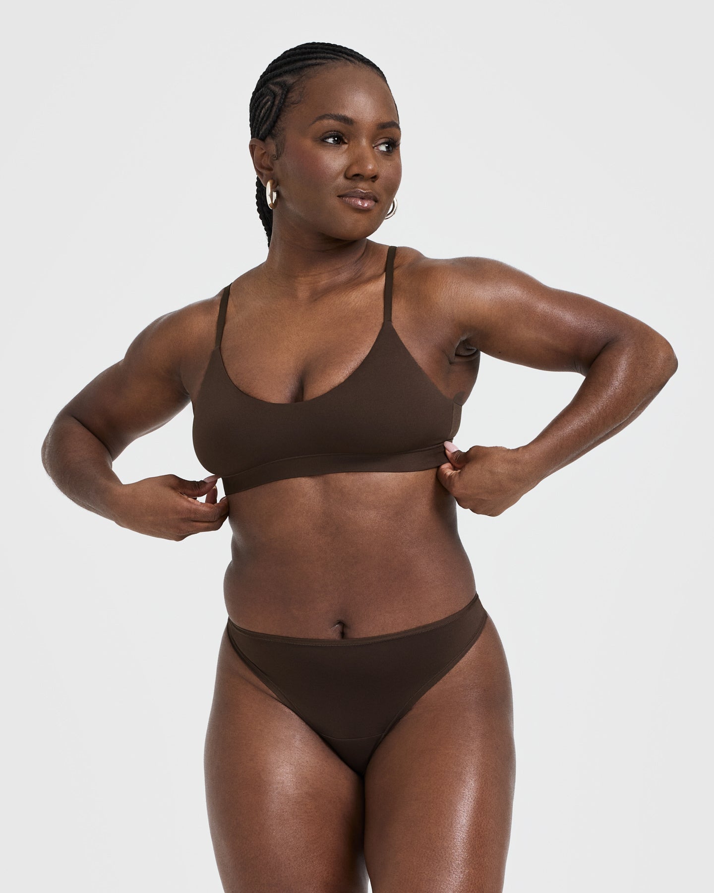 Silhouette Bralette - Nude Lace Underwire Bra Size 5 | Comfortable Seamless Support for Everyday Wear | Perfect for Yoga, Lounge & Layering Under Clothes