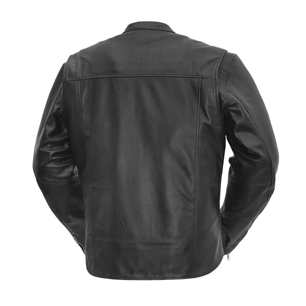 Eagle Rocky Genuine Leather Jacket for Men - Stylish Biker & Casual Wear - Perfect for Motorcycle Riding & Outdoor Adventures