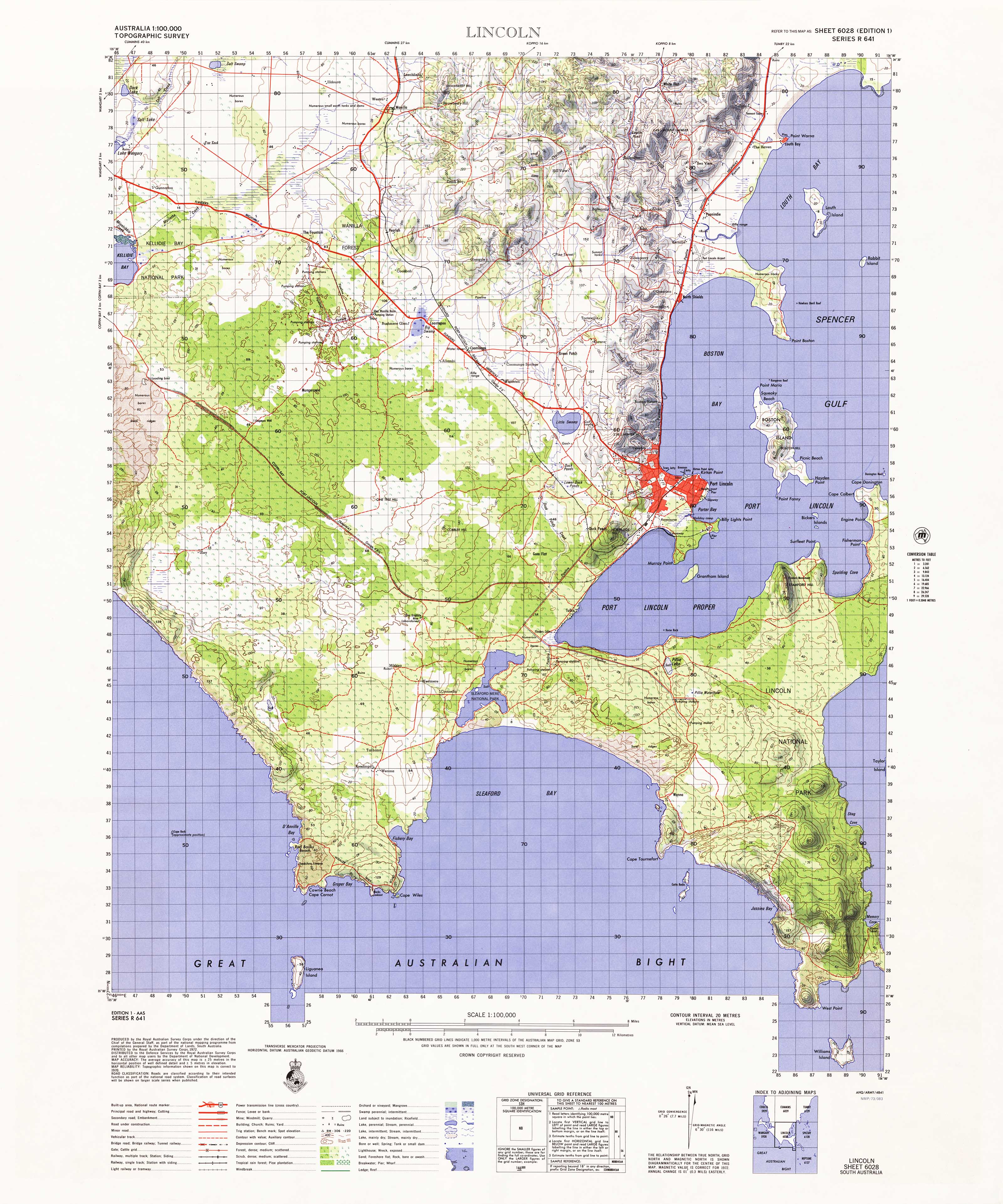 Lincoln 1:100,000 Scale Topographic Map - Detailed Hiking, Camping & Outdoor Adventure Navigation for USA Explorers