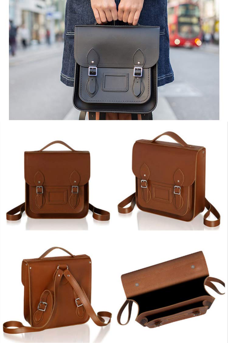 AAB-607 Leather Backpack Template - Acrylic Pattern for DIY Leather Crafting (8.66x9.44x3.14 Inch) - Perfect for Making Custom Backpacks, Purses & Travel Bags