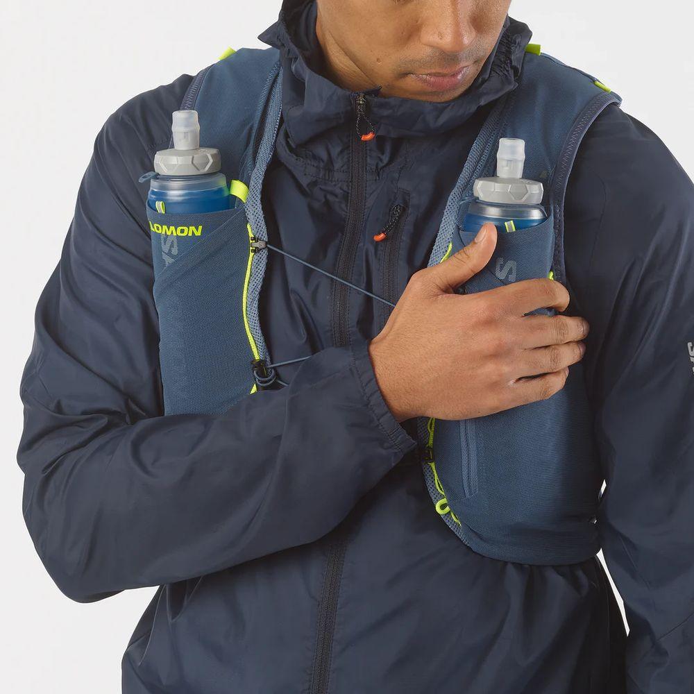 Salomon Unisex Adv Skin 5 Hydration Vest - Lightweight Running Pack for Trail Runners & Hikers - Perfect for Long Distance Running, Hiking & Outdoor Adventures (Model LC2095900)