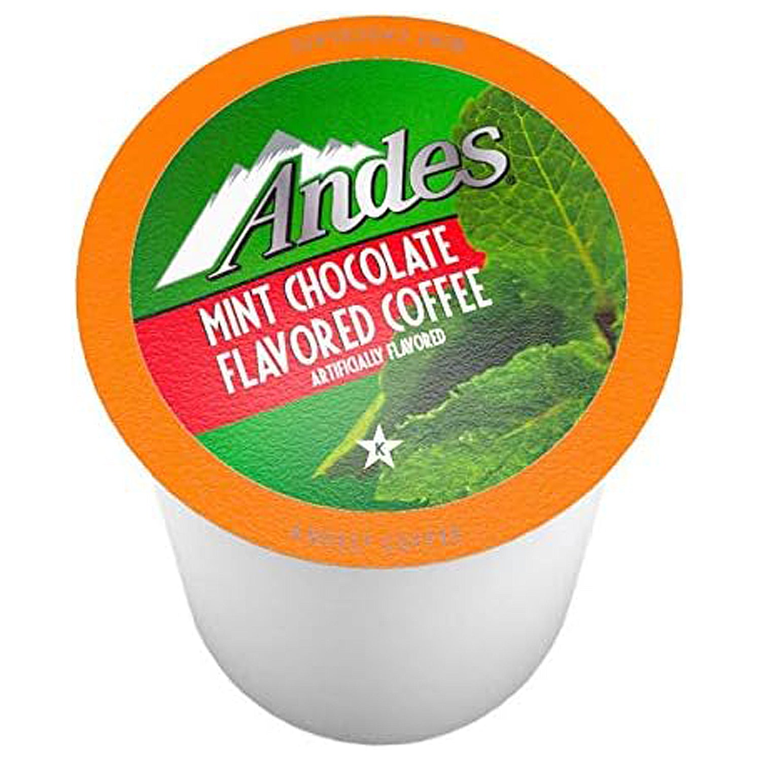 Andes Mints Mint Chocolate Flavored Single Serve Coffee Pods - 12 Pack for Keurig Machines | Perfect for Office, Home & Gift Giving