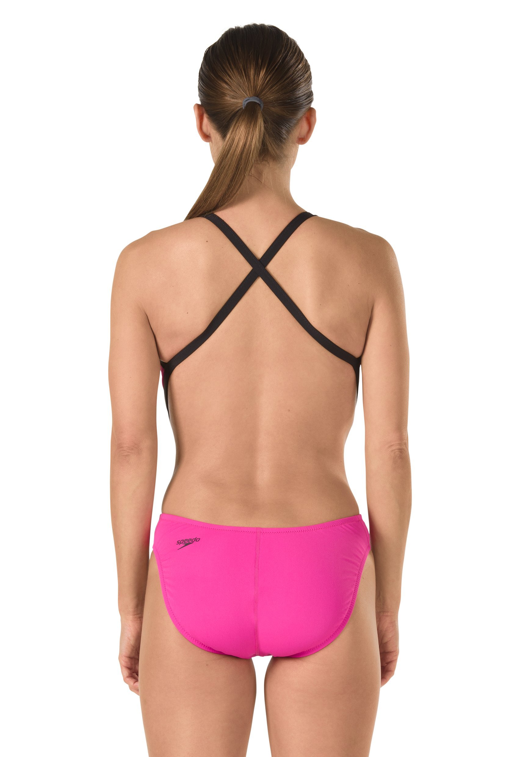 Speedo Women's Vee 2 Endurance Lite One Piece Swimsuit - Comfortable & Durable Swimwear for Lap Swimming, Water Aerobics & Beach Activities