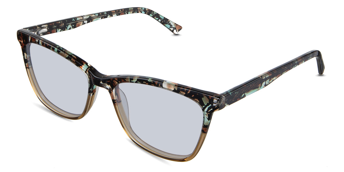 Paisley Print Women's Prescription Tinted Glasses - Stylish & UV Protection for Outdoor Activities, Driving, and Fashion Accessories