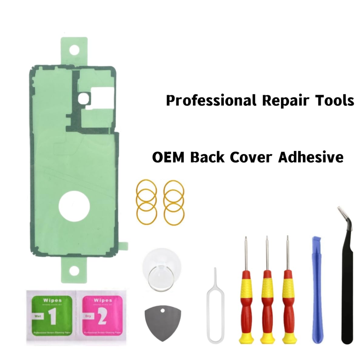 Original OLED Screen Replacement for Samsung Galaxy S21 Ultra 5G (G998U/G998B/DS) - LCD Touch Digitizer Display Assembly with Frame & Repair Toolkits - Perfect for DIY Repairs, Cracked Screen Fixes & Phone Restoration (Black)
