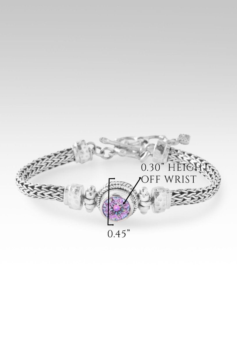 Happy Moments Bracelet - Lotus Blossom Mystic Quartz Jewelry for Women | Elegant Gift for Birthday, Anniversary & Special Occasions | Perfect for Meditation, Yoga & Spiritual Healing