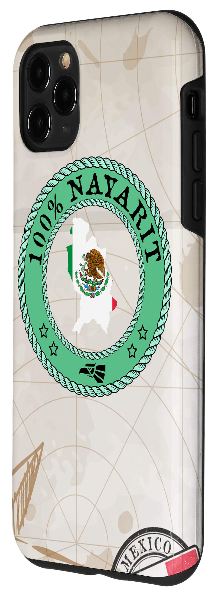 iPhone 11 Pro Max Case - Nayarit Mexico Design with Koras Nayaritas - Mexican Pride Phone Cover for iPhone 11 Pro Max - Perfect for Travel, Cultural Enthusiasts & Proud Mexicans