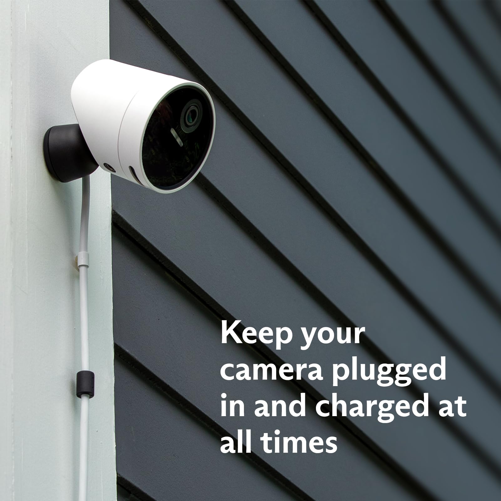 SimpliSafe Outdoor Camera Power Cable - Weatherproof Replacement Cord for Outdoor Security Cameras - Perfect for Home Surveillance, Backyard Monitoring, and Property Protection