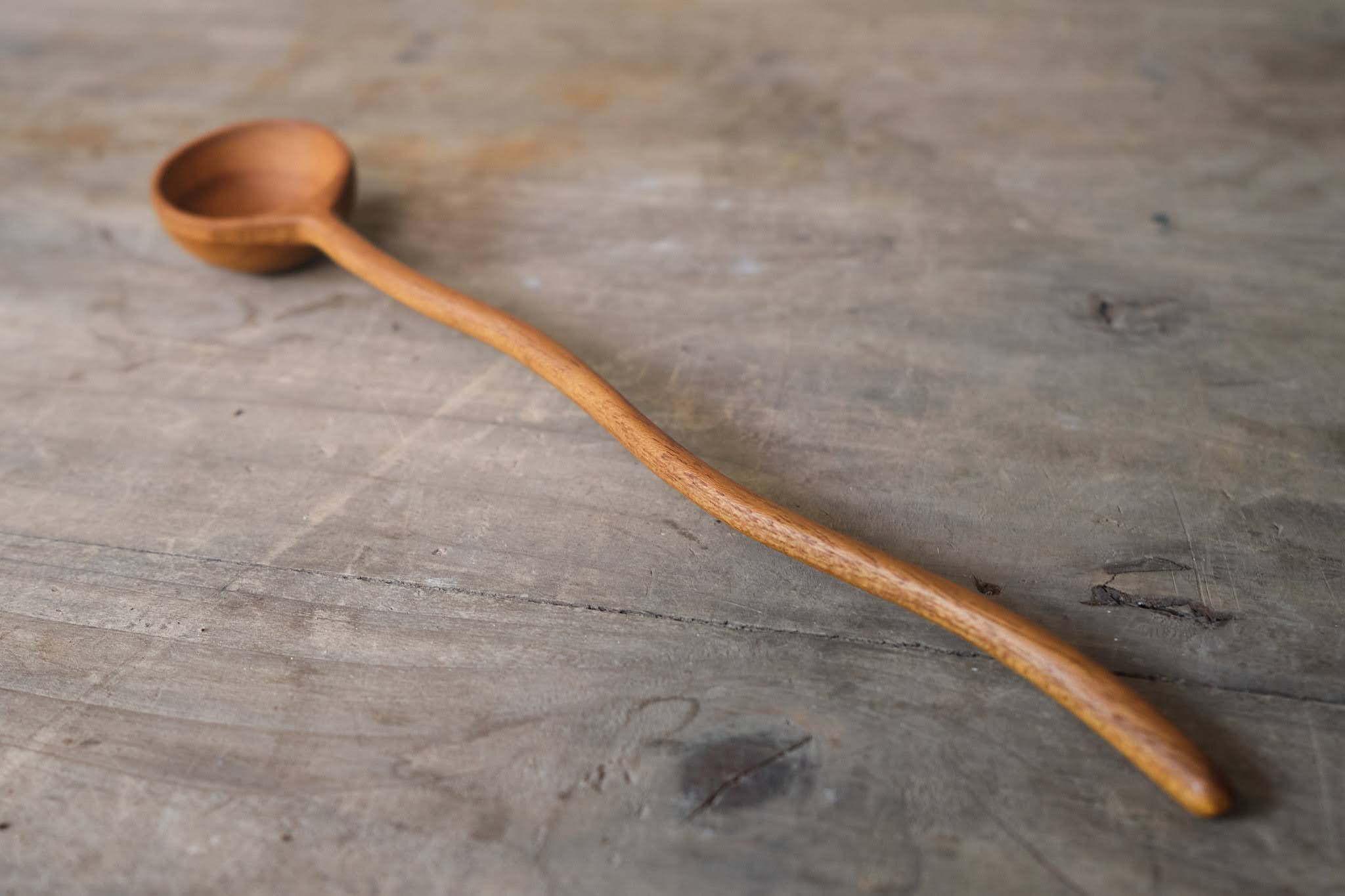 Handcrafted Teak Wood Spoon - Durable & Eco-Friendly Kitchen Utensil for Cooking, Serving & Salad Tossing